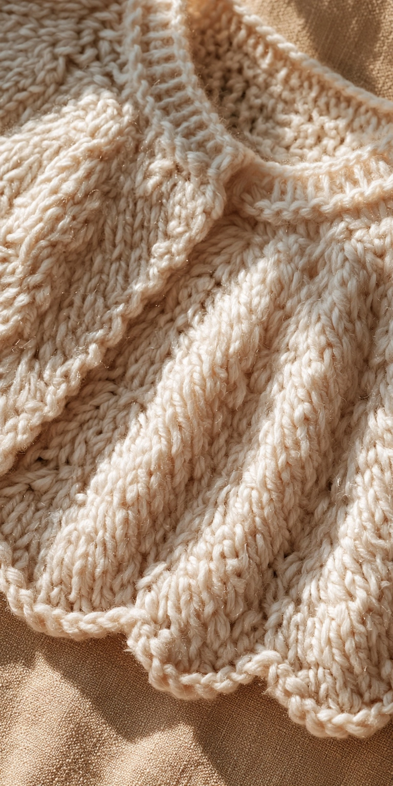 Baby Cardigan mit Muschelmuster häkeln