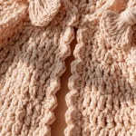 Baby Cardigan mit Schleifen häkeln
