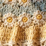 Baby Kleid mit Margeriten häkeln