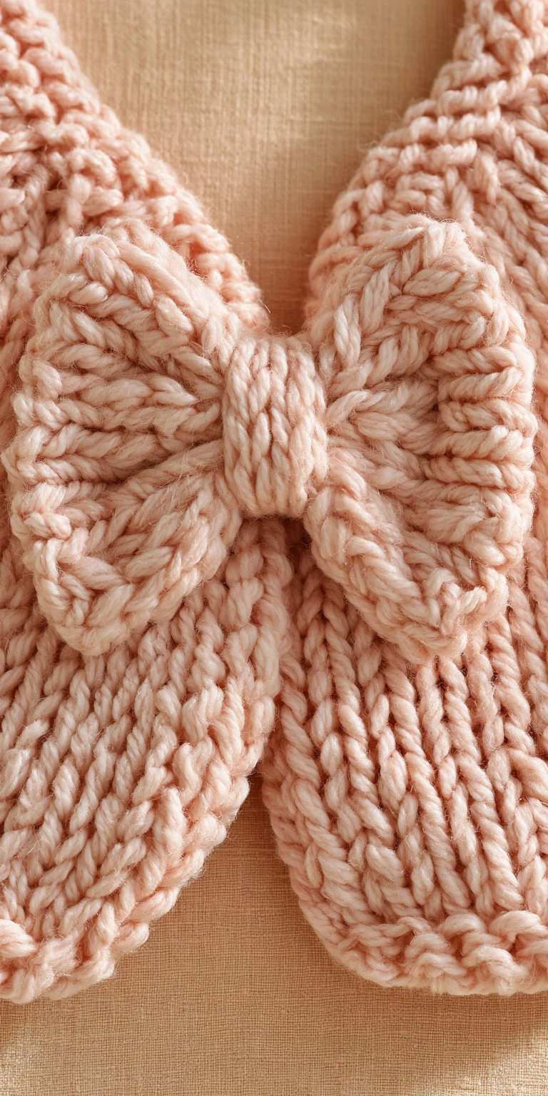 Babyjacke mit großer Rückenschleife