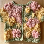 Blumenwiese Baby Cardigan häkeln
