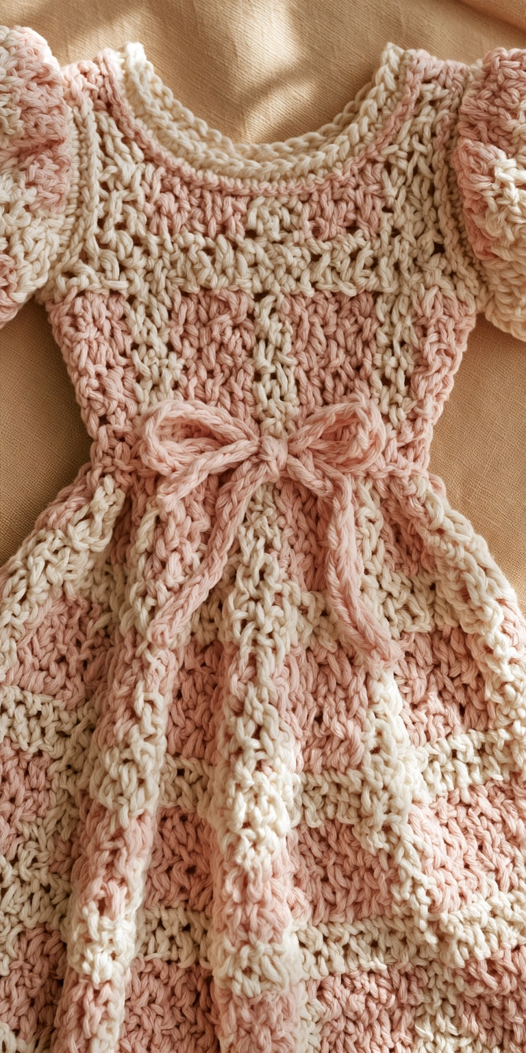 Elegantes Baby Kleid mit Schleife