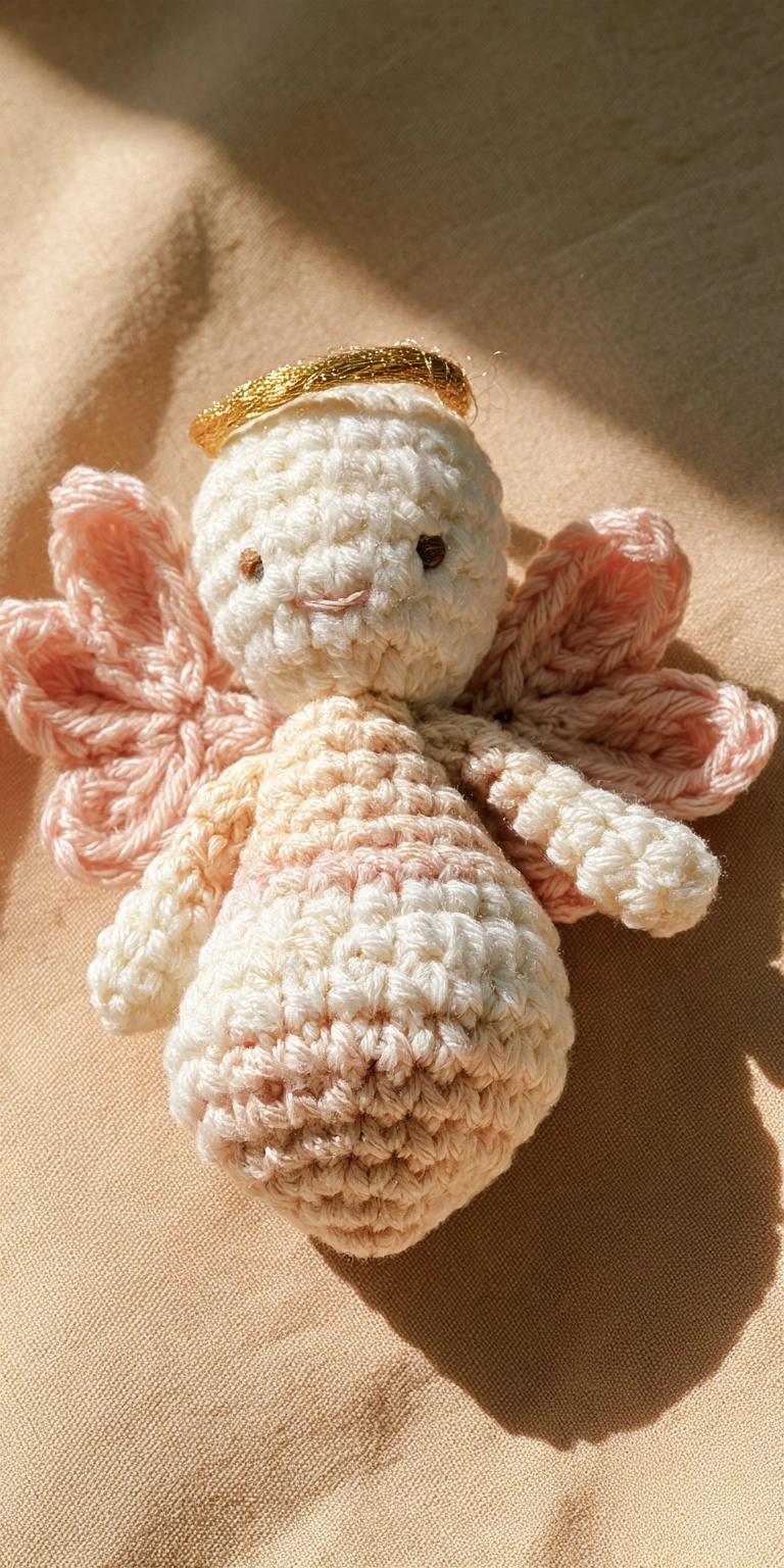 Engel Amigurumi als Taufgeschenk