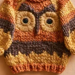 Eulen Babyjacke für den Herbst