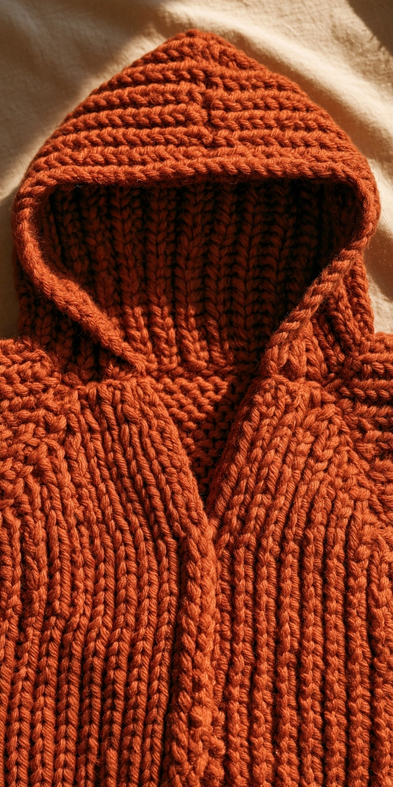 Fuchs Baby Cardigan mit Kapuze