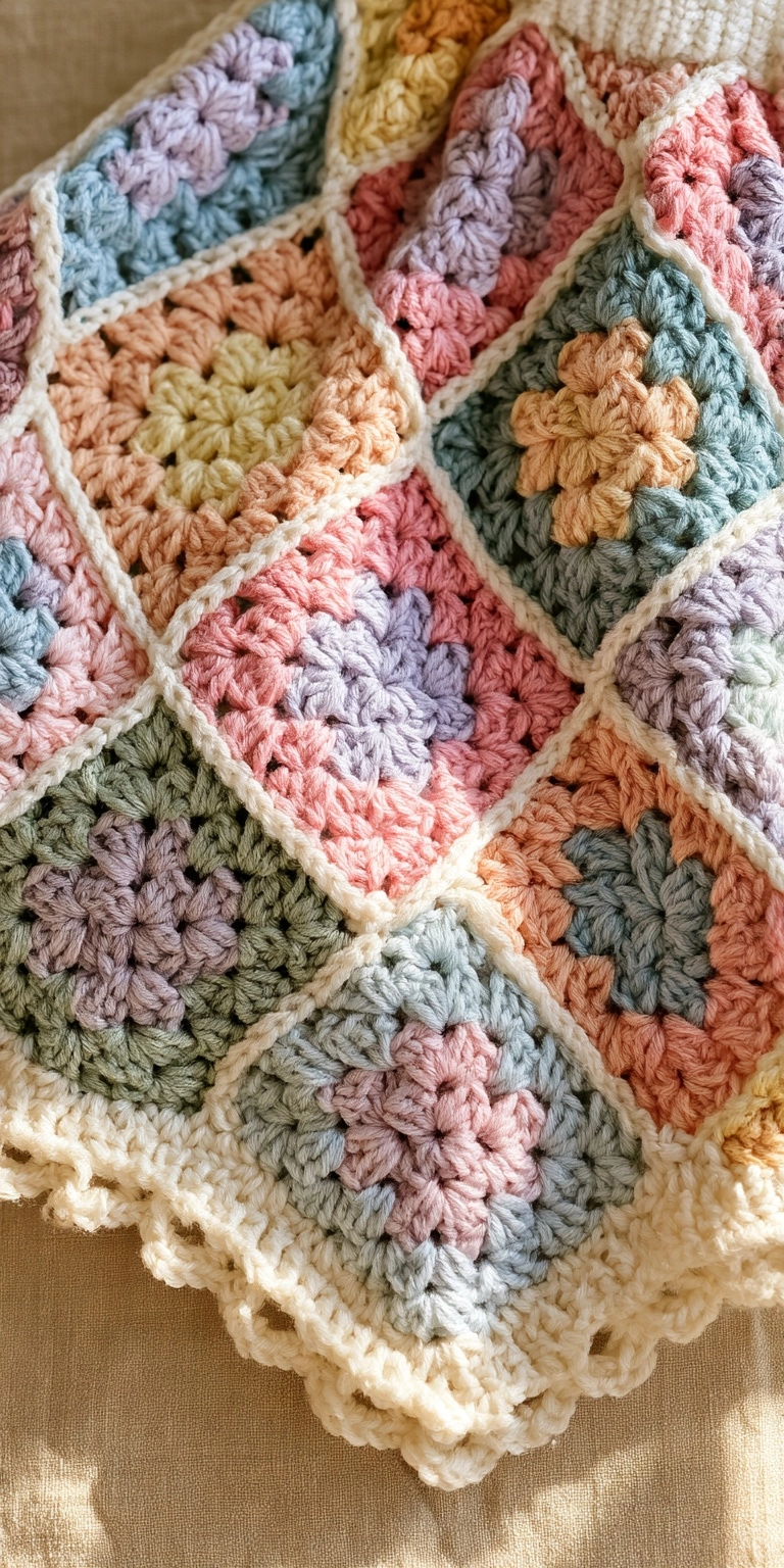 Granny Square Baby Kleid häkeln