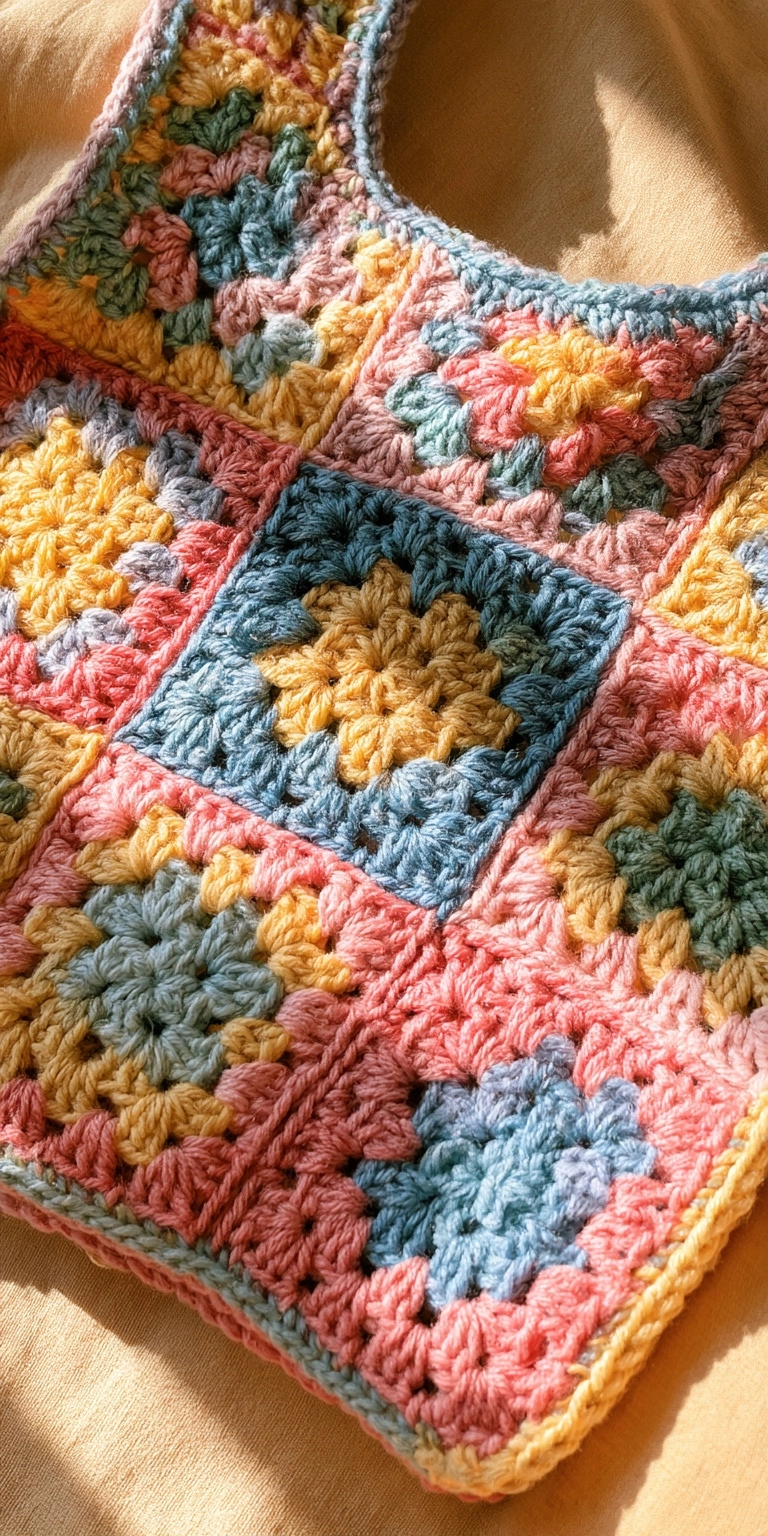 Granny Square Baby Weste häkeln