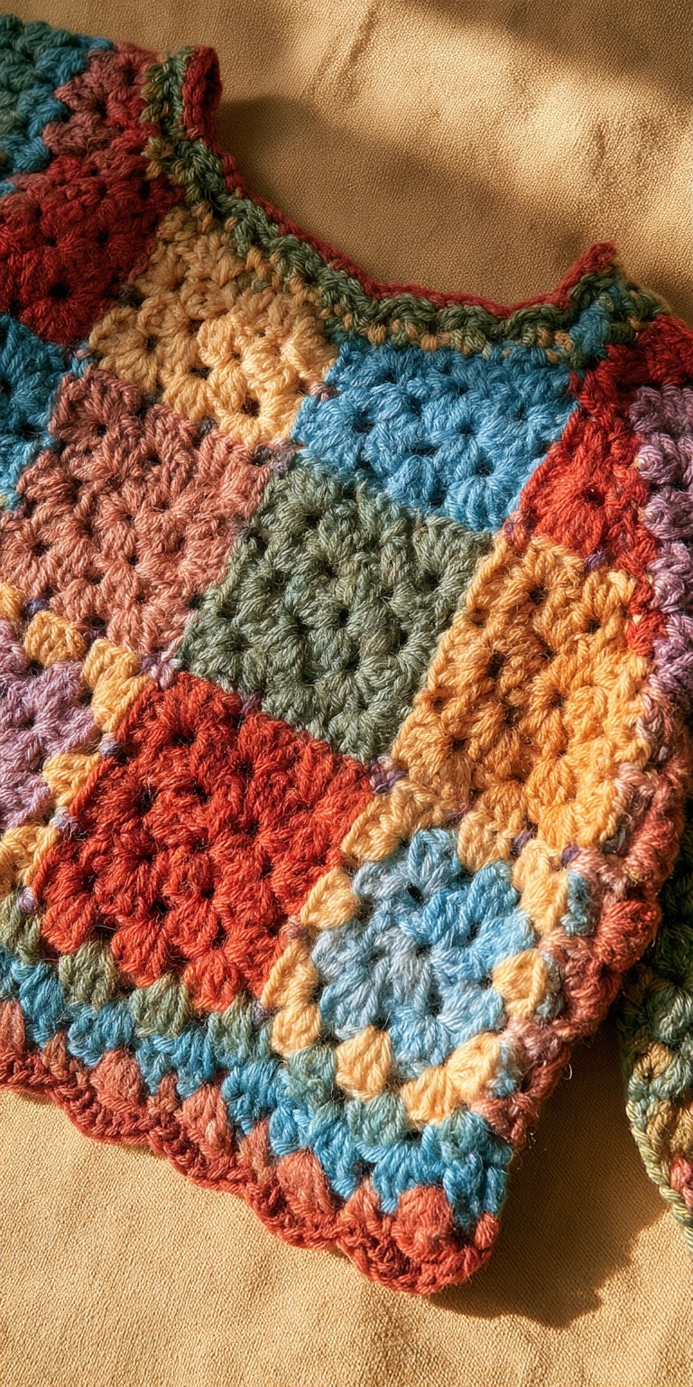 Granny Square Babyjacke