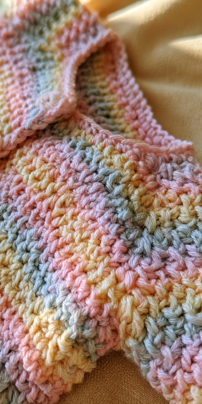 Klassische Babyjacke für Anfänger häkeln