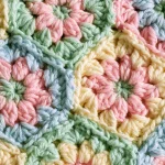 Pastell Granny Square Babydecke