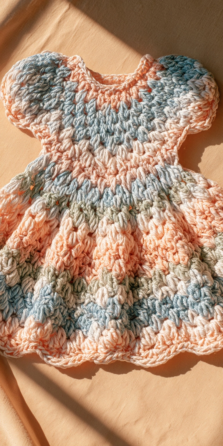Reh Baby Kleid häkeln