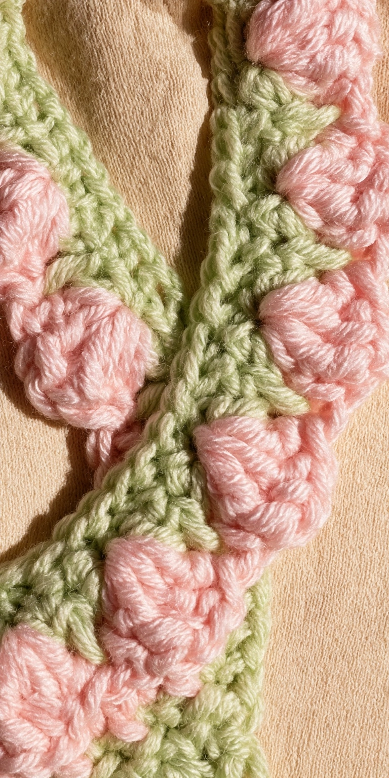 Tulpen Baby Cardigan häkeln