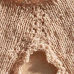 Vintage Baby Cardigan mit Spitzenrand häkeln