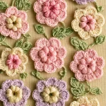Vintage Baby Kleid mit Blumen