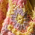 Wildblumen Baby Kleid häkeln