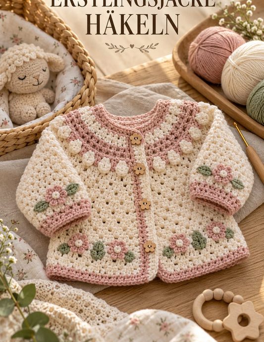 Erstlingsjacke häkeln