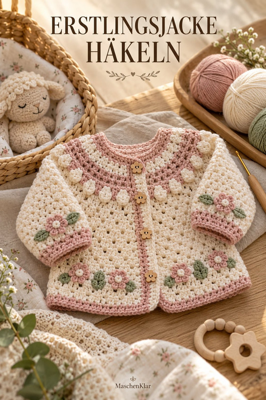 Erstlingsjacke häkeln