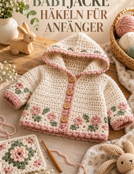 Babyjacke häkeln für Anfänger