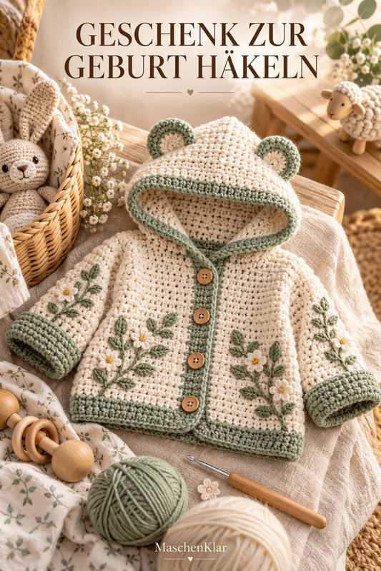 Geschenk zur Geburt häkeln
