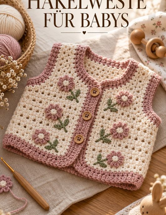 Häkelweste für Babys