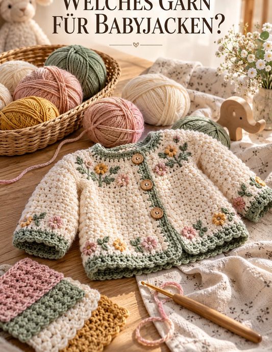Welches Garn für Babyjacken?