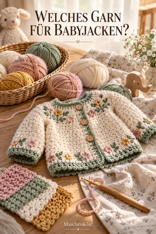Welches Garn für Babyjacken?