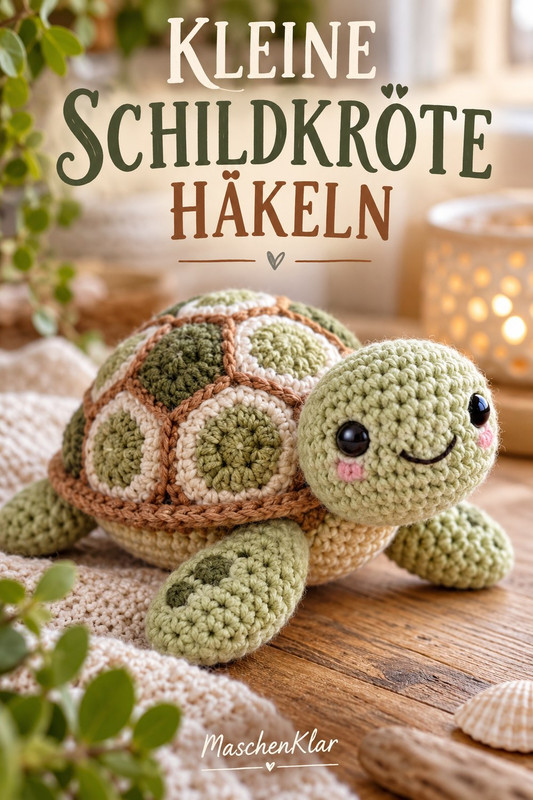 Kleine Schildkröte häkeln