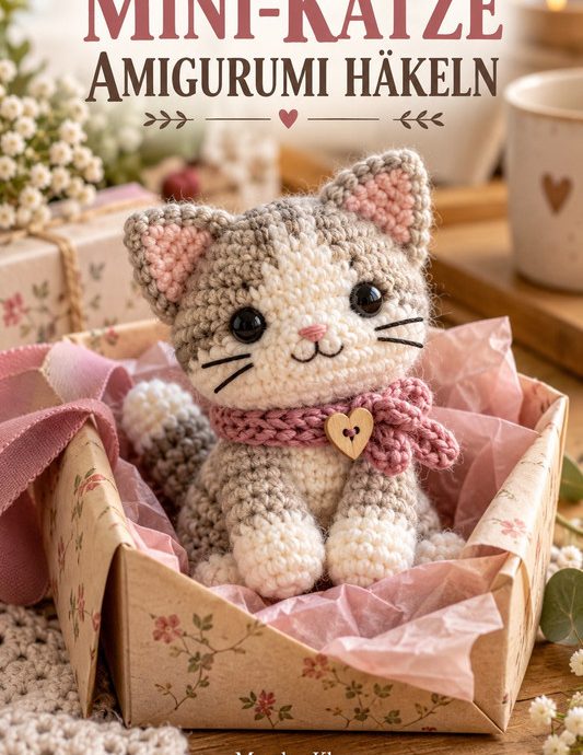 Mini-Katze Amigurumi häkeln