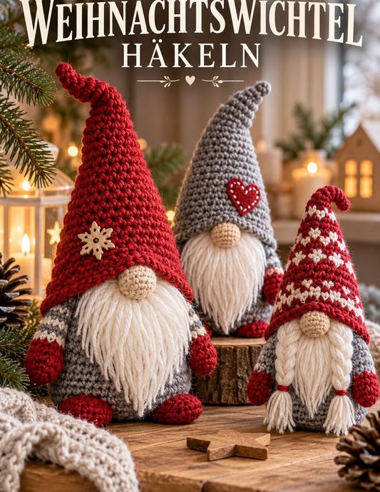 Weihnachtswichtel häkeln