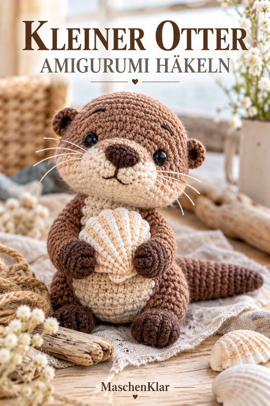 Kleiner Otter Amigurumi häkeln