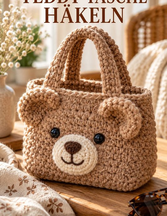 Teddy-Tasche häkeln