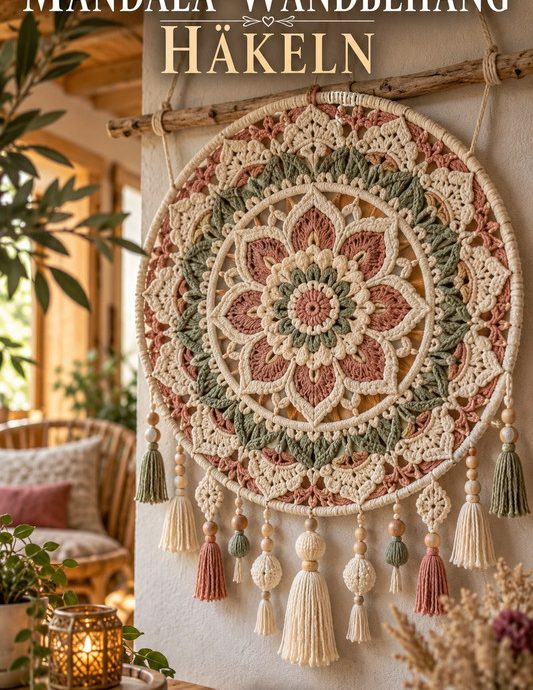 Mandala-Wandbehang häkeln