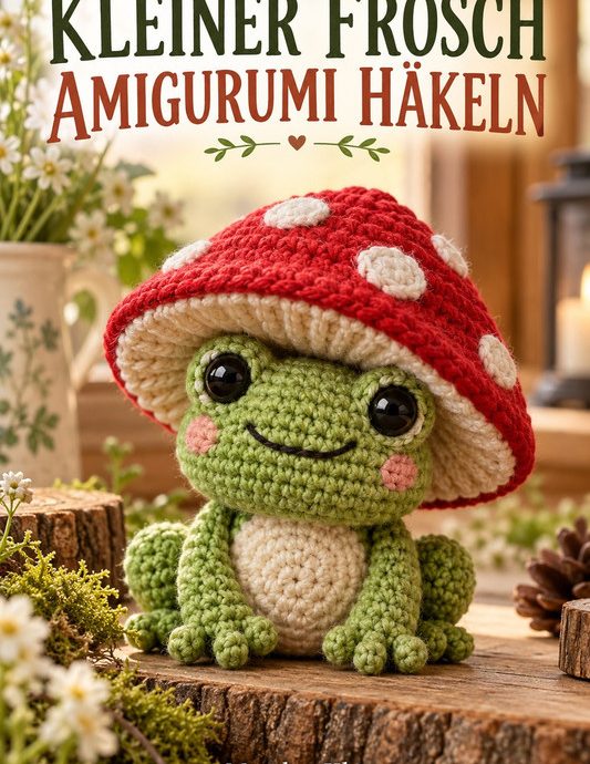 Kleiner Frosch Amigurumi häkeln
