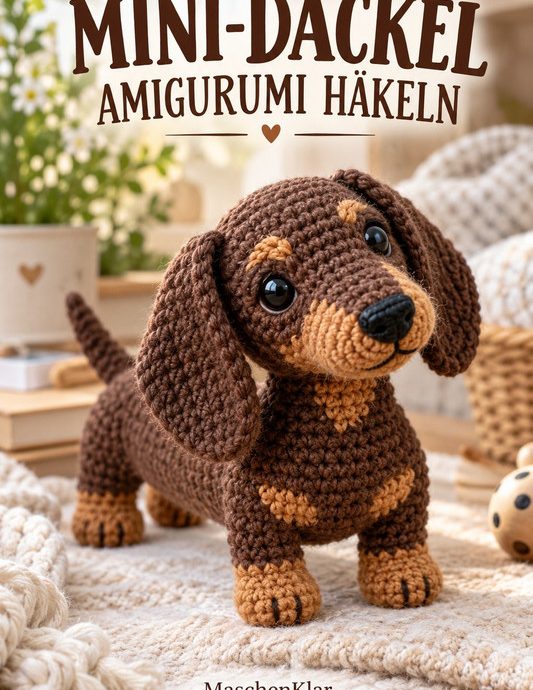 Mini-Dackel Amigurumi häkeln