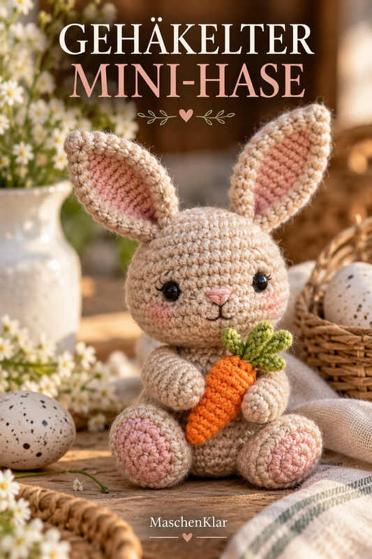 Gehäkelter Mini-Hase