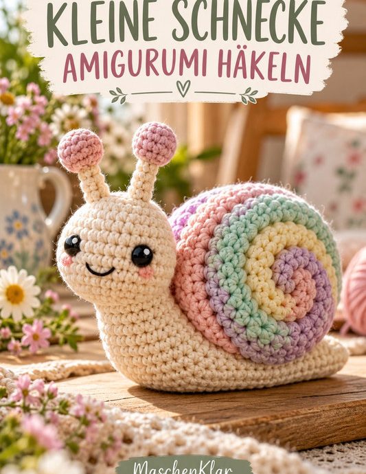 Kleine Schnecke Amigurumi häkeln